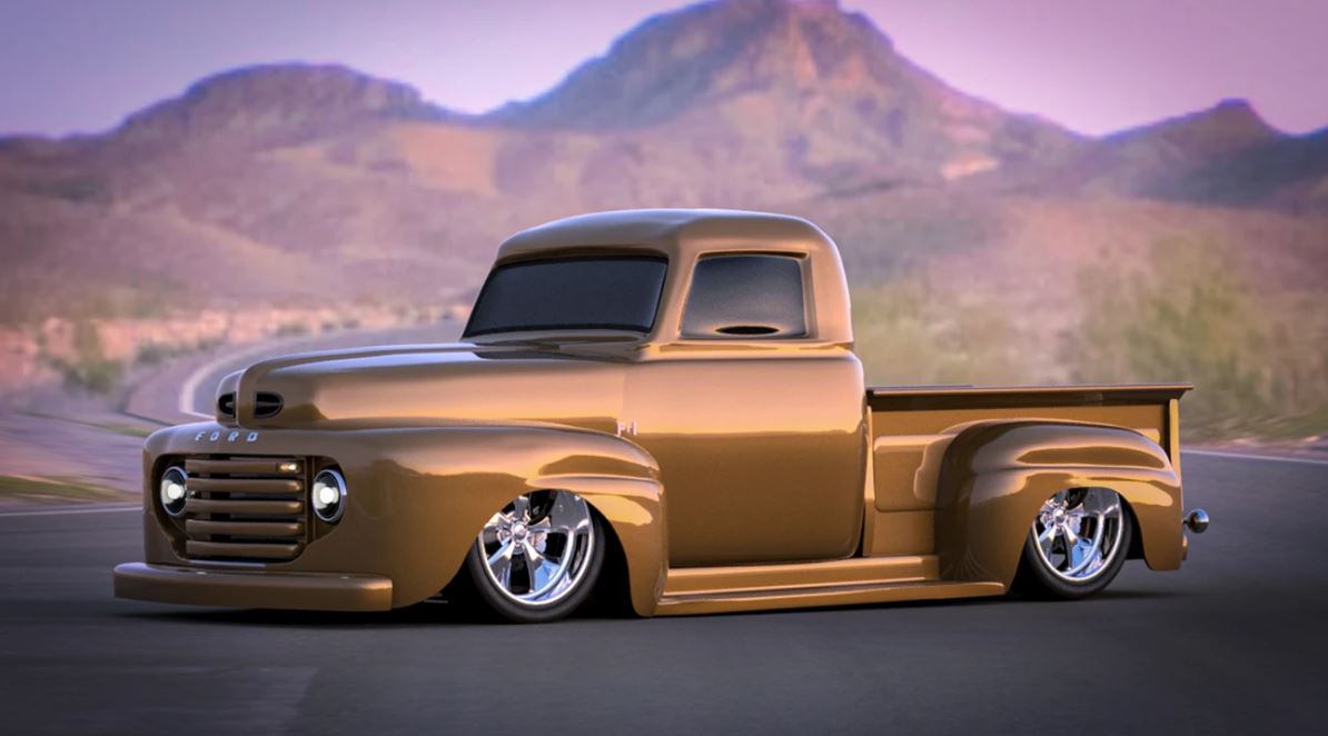 Custom Ford F1 1948 pickup truck.This is my fourth project which is a custom H๏τrod Ford F1 1948 . - Classic Car