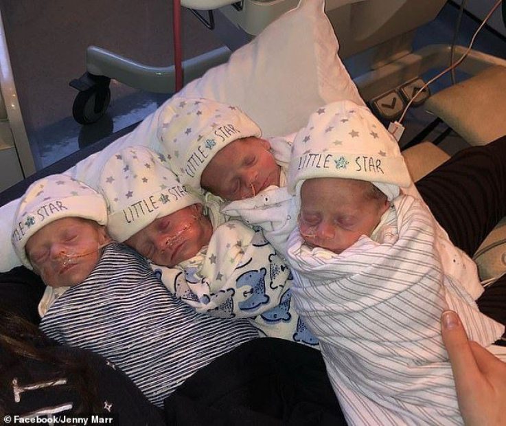 Mother of Identical Quadruplets Reveals the сһаotіс Yet Miraculous Journey of Raising Four Babies