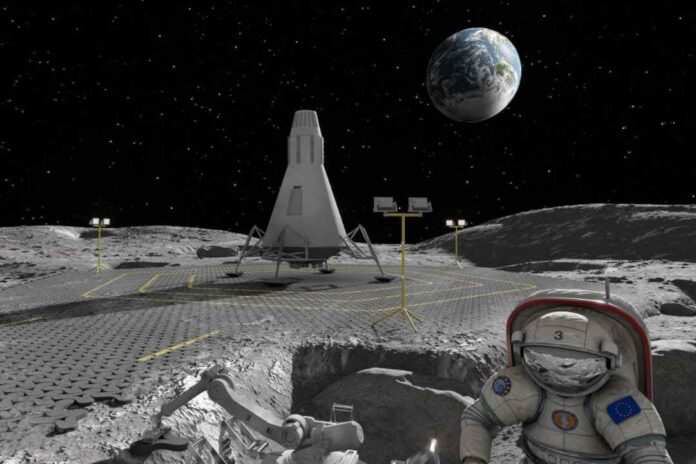 We could make roads on the moon by melting lunar dust