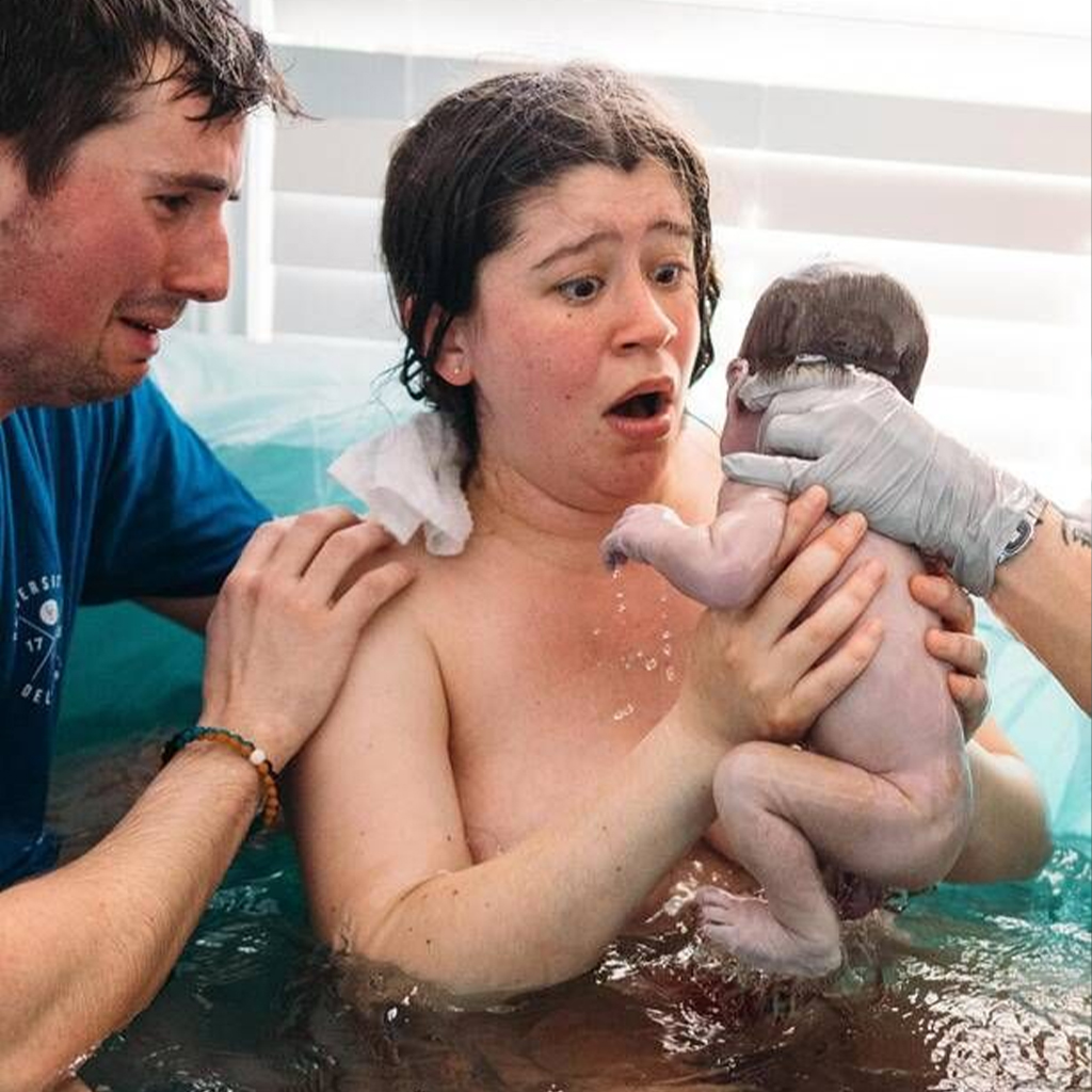 She Looks Surprised In The Picture - She Can't Believe She's Becoming A Mother