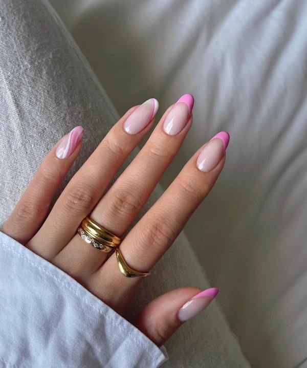 spring nails, spring nails 2023, spring nails inspiration, spring nails short, spring nails simple, spring nails acrylic, spring nail art, spring nail designs, spring nail ideas, spring nail colours, pink nails, swirl nails