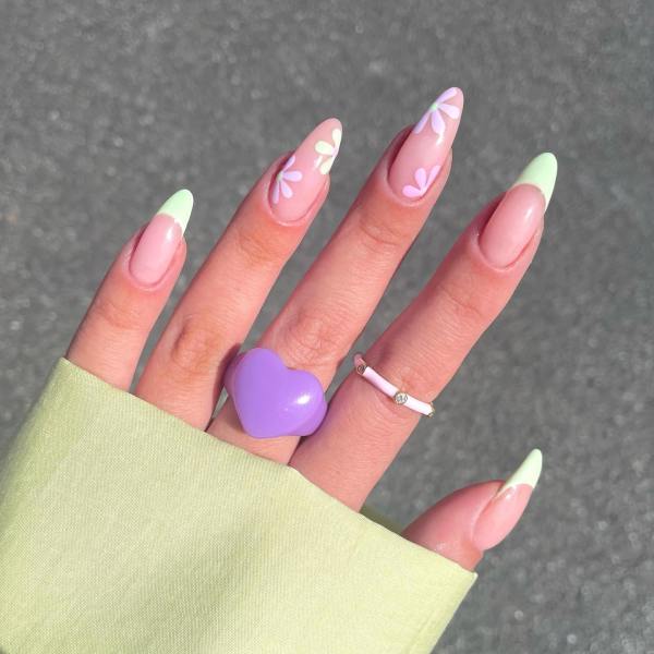 spring nails, spring nails 2023, spring nails inspiration, spring nails short, spring nails simple, spring nails acrylic, spring nail art, spring nail designs, spring nail ideas, spring nail colours, pastel nails, floral nails