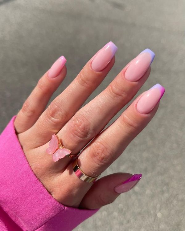 spring nails, spring nails 2023, spring nails inspiration, spring nails short, spring nails simple, spring nails acrylic, spring nail art, spring nail designs, spring nail ideas, spring nail colours, French tip nails, pastel nails