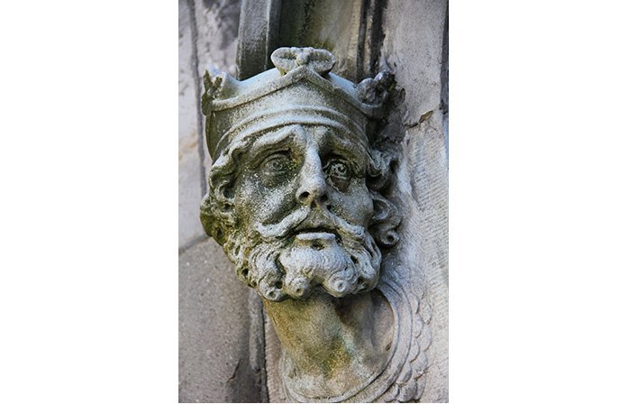 High king: Brian Boru depicted on the exterior of the Chapel Royal, Dublin Castle