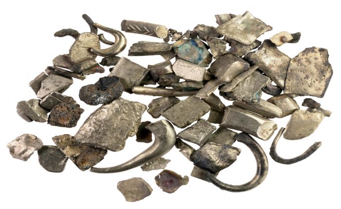 A Hacksilber hoard dated to the middle of the eleventh century BCE found by the Leon Levy Expedition to Ashkelon. Credit: The Israel Museum, by Haim Gitler and Israel Antiquities Authority, by Clara Amit