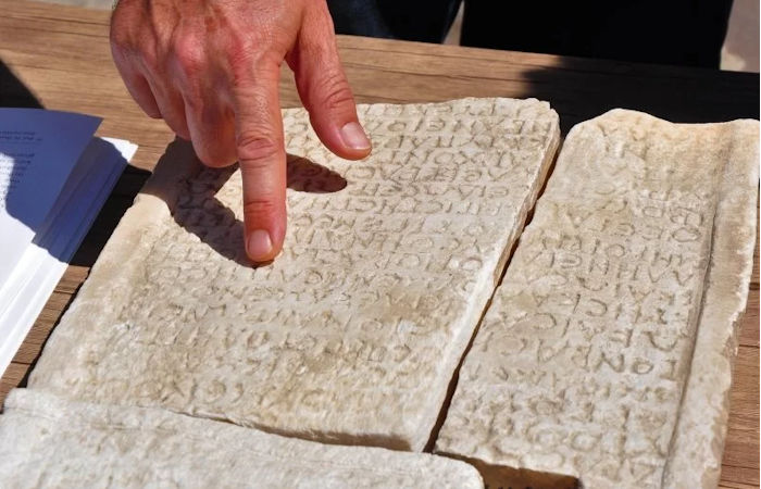 Mysterious 1,800-Year-Old Roman Marble Inscription Found In The Ancient City Of Aigai Deciphered