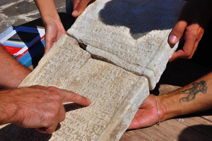 Mysterious 1,800-Year-Old Roman Marble Inscription Found In The Ancient City Of Aigai Deciphered