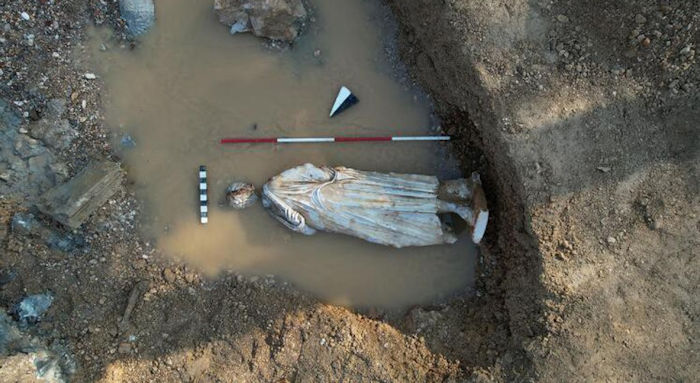 More Greek Gods' Heads And A Life-Sized Statue Of A Man Unearthed In Ancient City Of Aizanoi