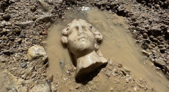 More Greek Gods' Heads And A Life-Sized Statue Of A Man Unearthed In Ancient City Of Aizanoi