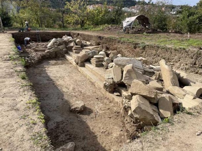 the ancient city of Amastris in the northern Türkiye's Bartın.