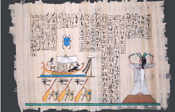 16 Meters Long Ancient Papyrus With Spells From The Book Of The ᴅᴇᴀᴅ Found In Saqqara