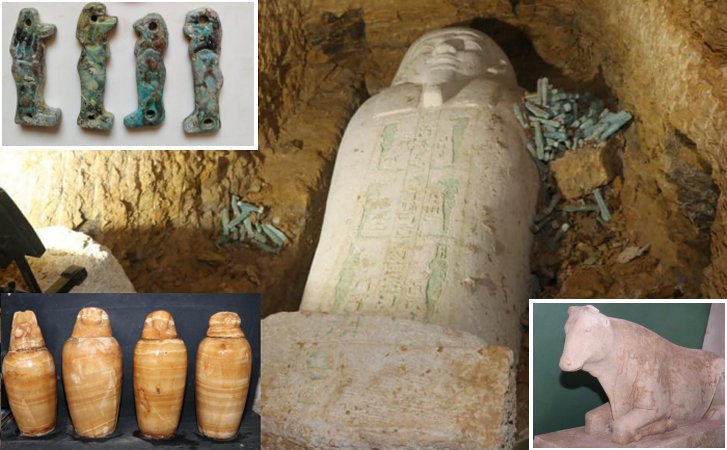 Hundreds Of Marvelous Ancient Egyptian Treasures Found Inside Tombs In Minya