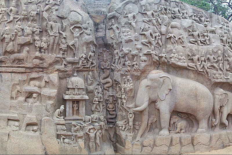 Arjuna's Penance relief 