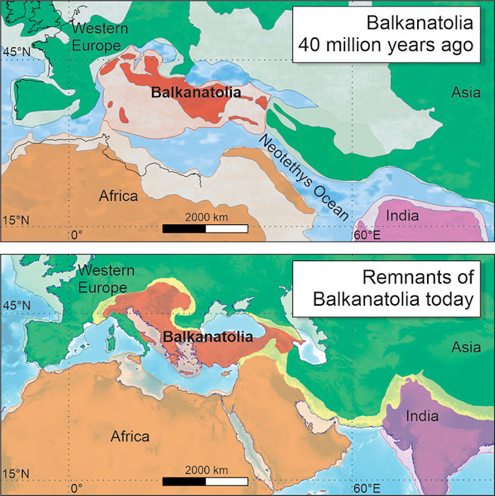 Balkanatolia: Existence Of Long-Forgotten Continent Discovered