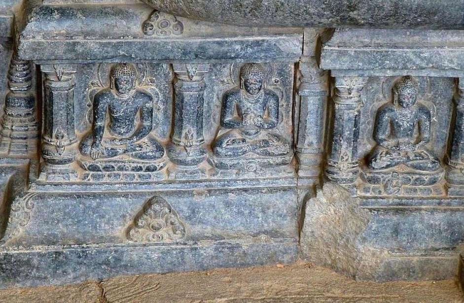 Buddha Statue Base at Barabar, Bihar