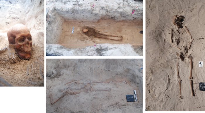 Beacon Island burials discovered between 2015 and 2018. Credit: University of Western Australia