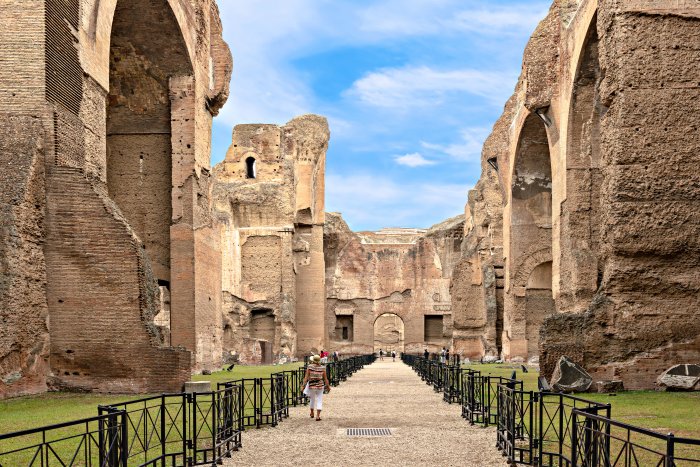 Baths Of Caracalla: Italian Antique Thermae Complex For Leisure, Gossip, Business And Socialisation 