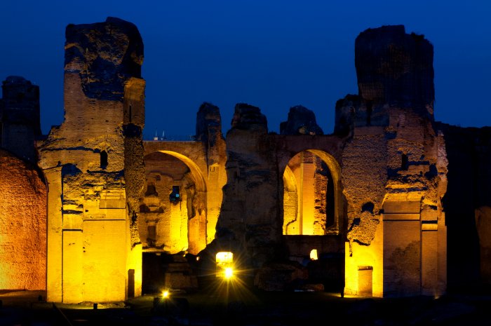 Baths Of Caracalla: Italian Antique Thermae Complex For Leisure, Gossip, Business And Socialisation 