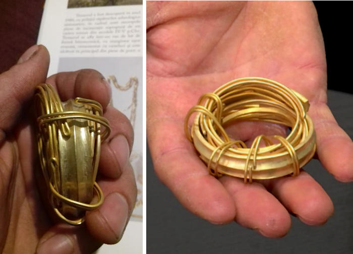 7 Magnificent Thracian Gold Bracelets Found In Romanian Forest By Amateur Archaeologist