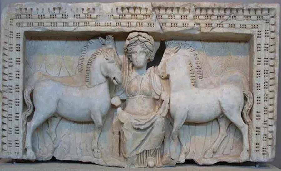 The Celtic goddess Epona was identified by her horse symbolism.