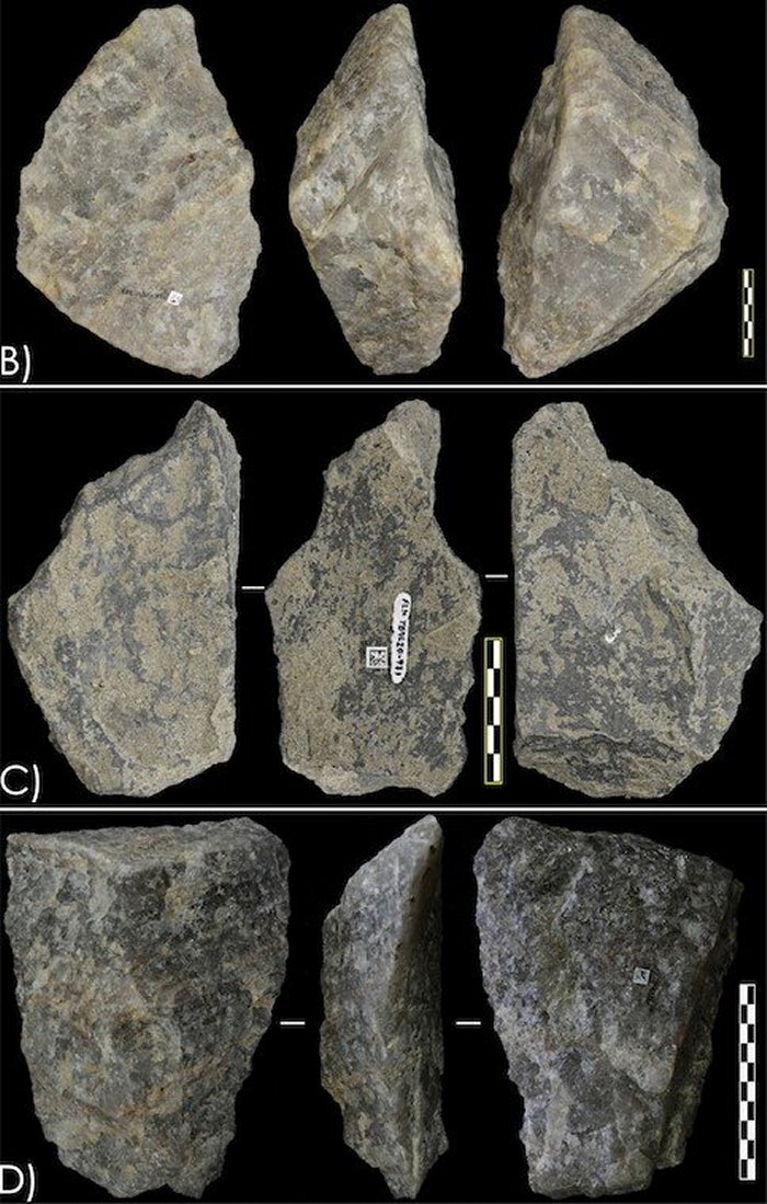 Stone tools from Bed II, Olduvai/I. de la Torre. Credit: CENIEH