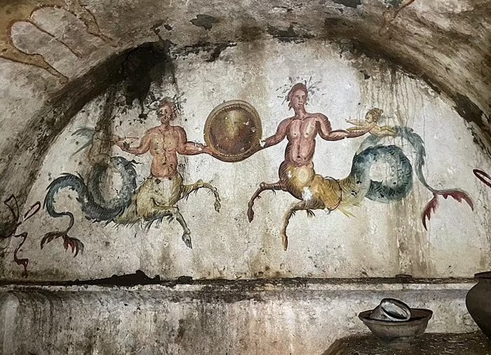 Remarkably Well-Preserved 2,000-Year-Old 'Tomb Of Cerberus' With Amazing Frescoes Discovered In Italy