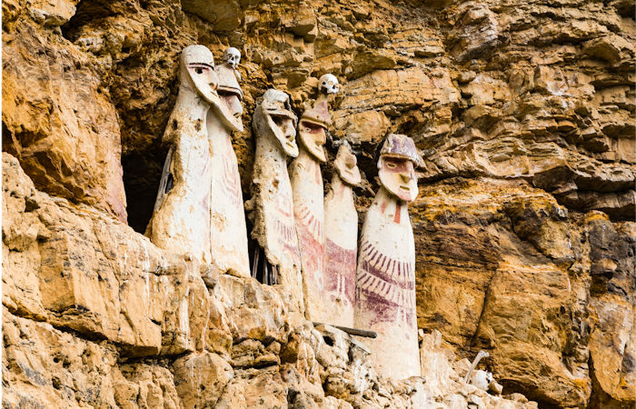 The Chachapoyas sarcophagi, Peru