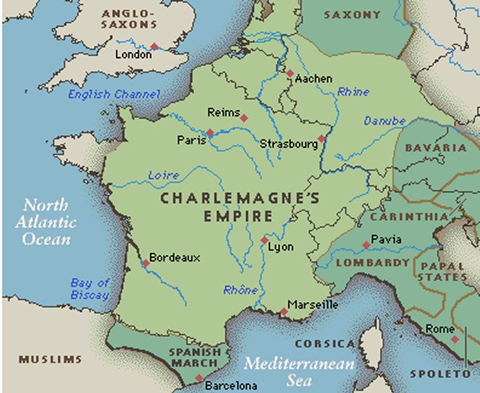 Charlemagne was a successful conqueror. He defeated the Lombards in northern Italy and made himself their king. He campaigned in Spain and Hungary. PH๏τo credit: http://campus.belmont.edu/