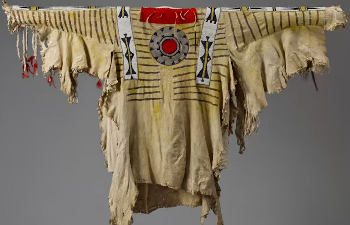 Historical Event - Exeter Museum Returns Ceremonial Dress Of Famous Chief Crowfoot To Canada's Siksika People