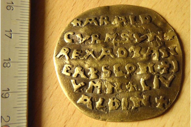 Mysterious Golden Curmsun Disc And Its Connection To King Harald Bluetooth And The Legendary Jomsvikings