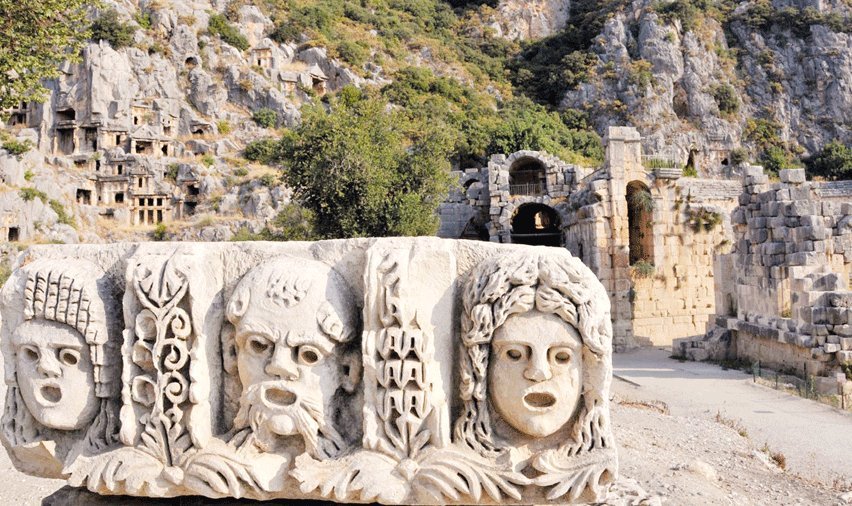 Ruins of Myra’s famed theater. Image credit: Demirören News Agency 