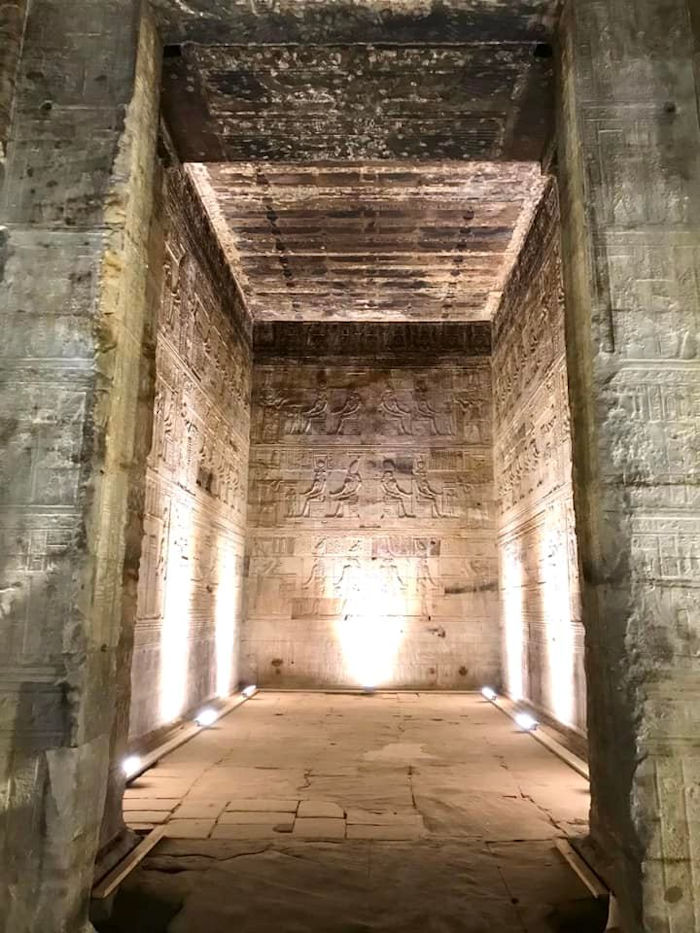 New Images From The Magnificent Dendera Temple Where Restoration Works Continue