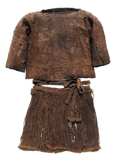 Remains of Egtved Girl with remains of clothing, and fur blanket, The Danish National Museum