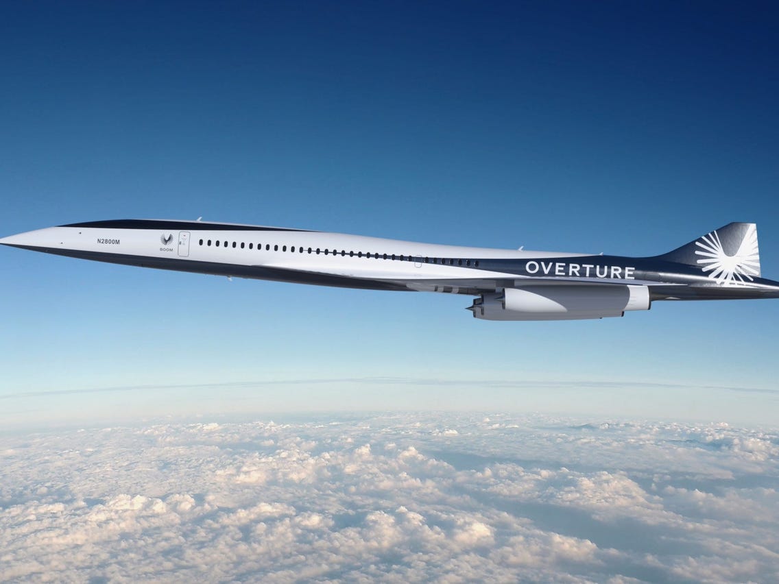 American, United Have Ordered Boom's 0 Million Overture Supersonic Jet