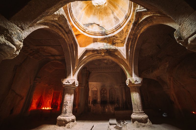 Geghard Monastery inside