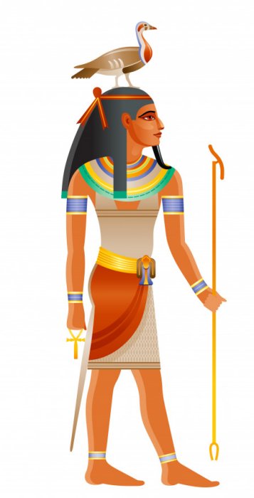 Gengen Wer - Goose God Who Guarded The Celestial Egg Containing The Life Force In Egyptian Beliefs