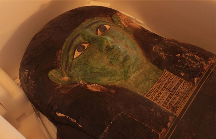 Looted Green Coffin Of Ancient Egyptian Priest Returned To Egypt From US