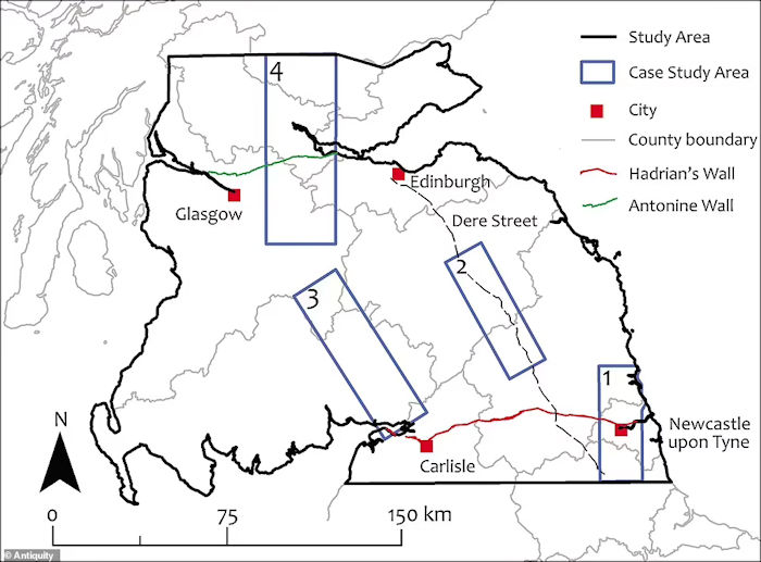 Archaeologists Discover Over 100 Ancient Settlements North Of Hadrian's Wall