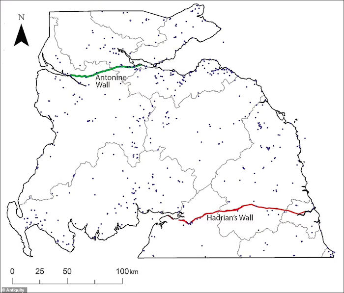 Archaeologists Discover Over 100 Ancient Settlements North Of Hadrian's Wall