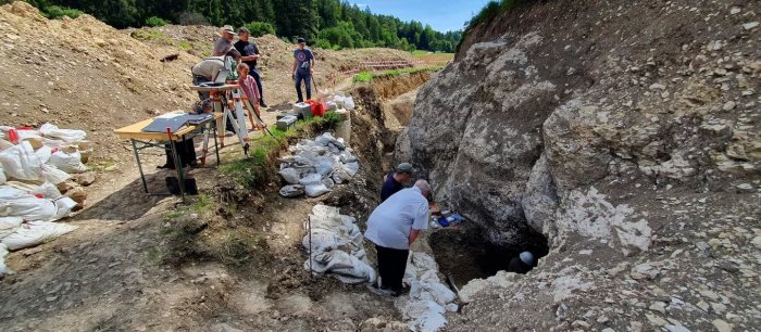 Entrance To An Unexplored Ice Age Cave Discovered Near Engen 