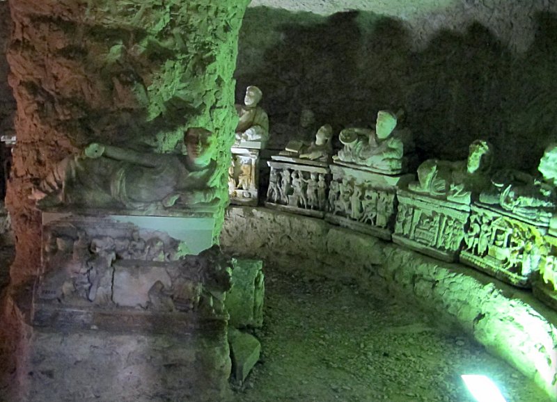 Inghirami Tomb - Spectacular Etruscan Burial With 53 Alabaster Urns In Ancient City Of Volterra, Italy