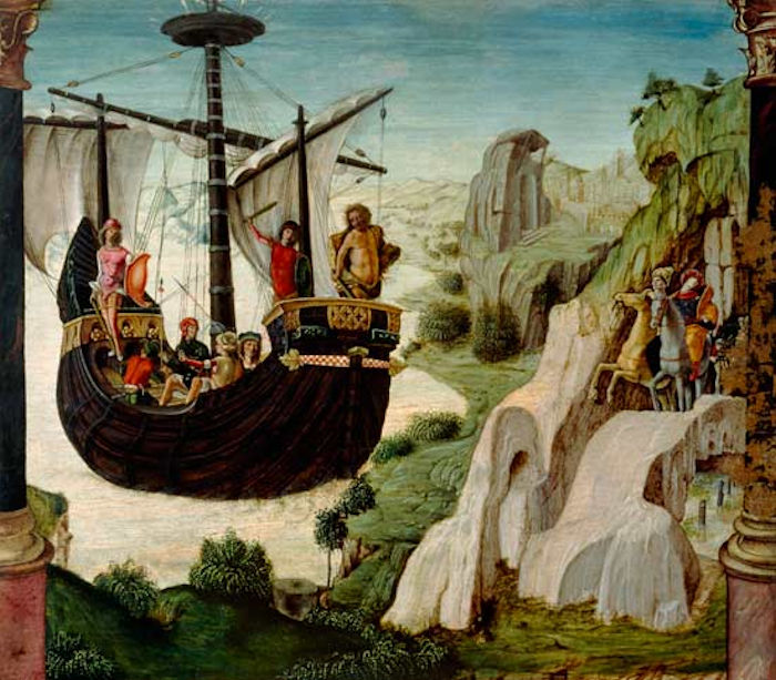 Jason and the Argonauts. Painting by Lorenzo Costa (1460–1535). Credit: Public Domain 