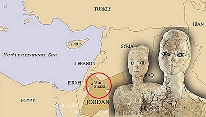 Stone Age statues from Ain Ghazal, Jordan