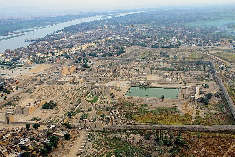 Aerial view of Karnak