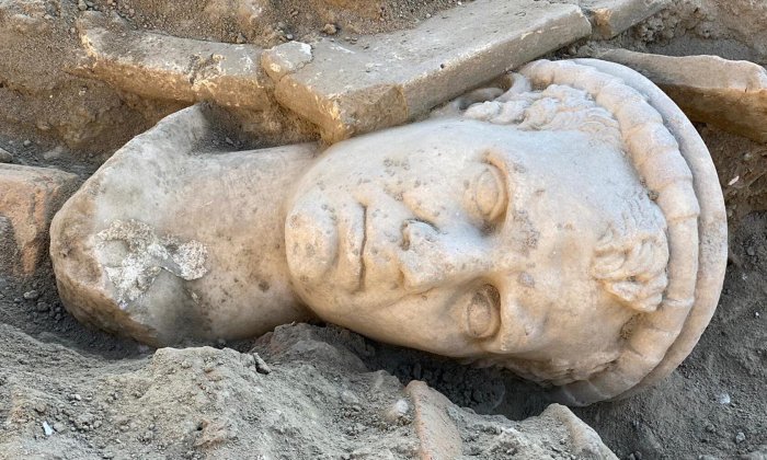 2,000-Year-Old Statue Of Priest’s Head Excavated In Laodicea On The Lycus