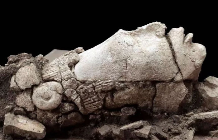 1,300-Year-Old Mayan Maize God Sculpture Found in Palenque, Mexico