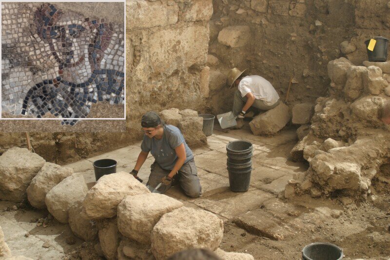 BYU students working on the Huqoq Excavation Project and archaeological field school during the 2022 season. Credit: Jim Haberman