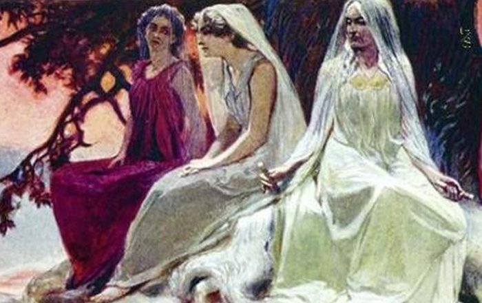 The Norns and the World-Ash. Image credit: Carl Emil Doepler, Jr. (1905) - Public Domain