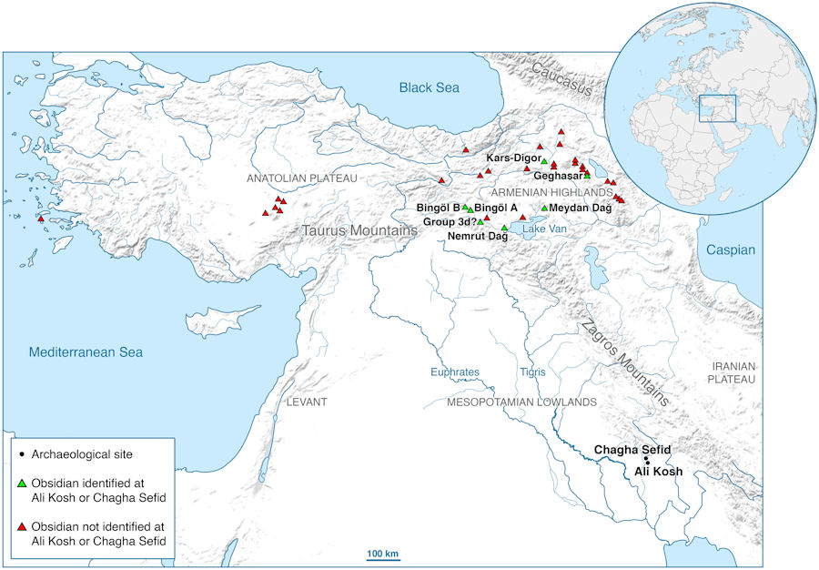 Obsidian Blades Reveals Dynamic Neolithic Social Networks - New Analysis