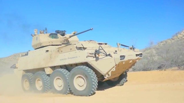 Orbital ATK - GDLS LAV Kongsberg MCT-30 Turret Autocannon